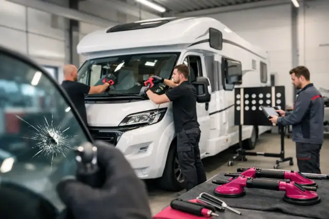 Glasschaden am Wohnmobil - was tun?