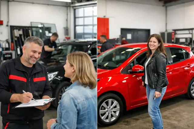 Holservice oder Ersatzwagen bei Autoglas?