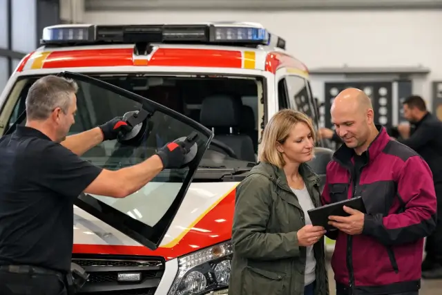 Rettungswagen-Scheibentausch: Einsatzplanung und Sicherheit
