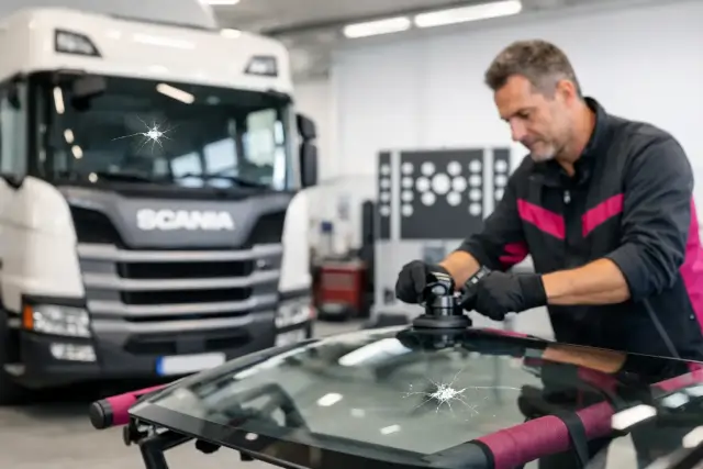Scania и удар от камък: Какво е важно сега