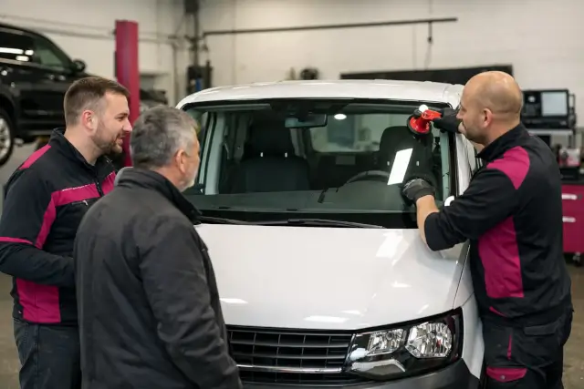 Transporter Ön camı Elmshorn'da hızlı bir şekilde netleştirin.
