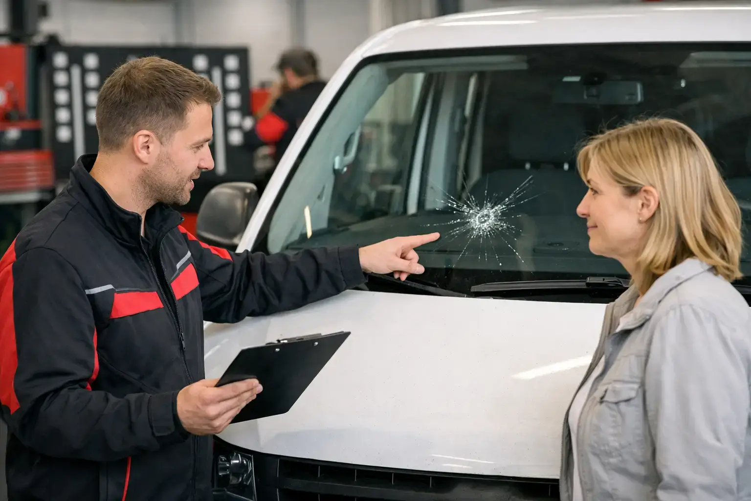 Transporter-Scheibenschaden schnell organisieren
